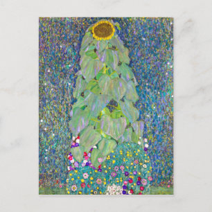 Solros Gustav Klimt Vykort