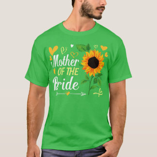 Solros Heart Budens mamma Hus Wife Weddi T Shirt