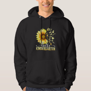 Solros Hej förskola Glad första dag på Sc Hoodie