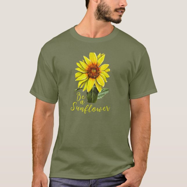 Solros herr T-shirt (Framsida)