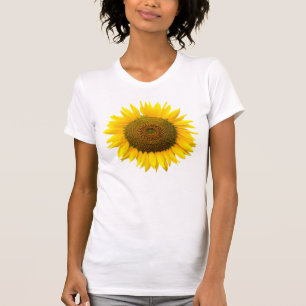 Solros hjärtainsida/damCamisole (passar), Tee