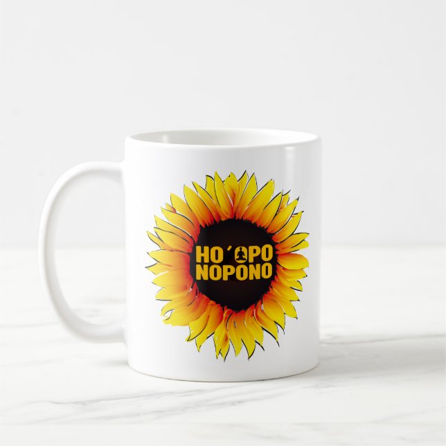 Solros Ho'oponopono Prayer Kaffemugg (Vänster)