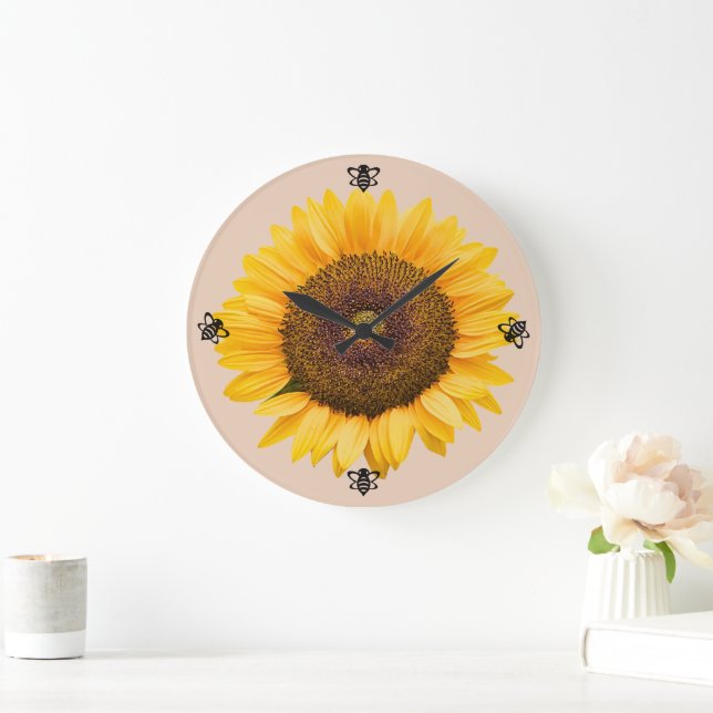 Solros Humla Peachy Wall Clock Stor Klocka (Hem)