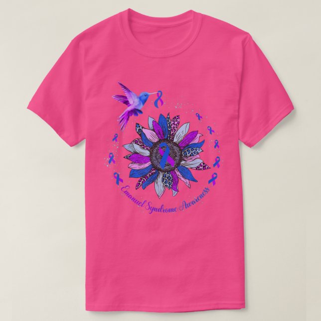 Solros Hummingbird Lila Blue Ribbon Emanuel S T Shirt (Design framsida)