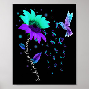 Solros Hummingbird Suicide Prev., Lila Poster