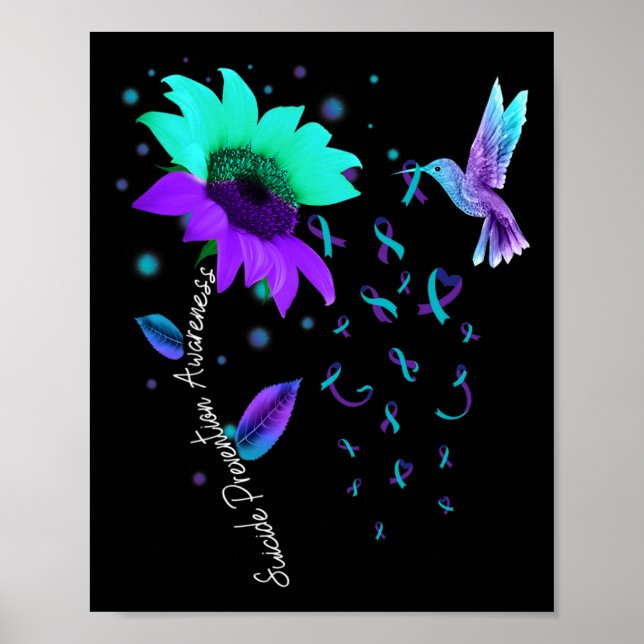 Solros Hummingbird Suicide Prev., Lila Poster (Framsidan)