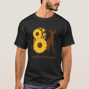 Solros Hund Miniature Pinscher Mamma T Shirt