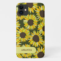 Solros huvud sommarblomma Case-Mate iPhone fodral