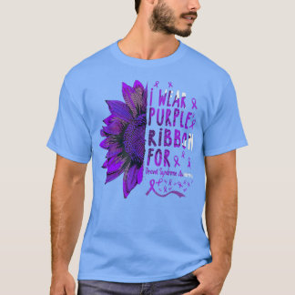 Solros I Bära Lila Ribbon for Dravet Syndrome T Shirt