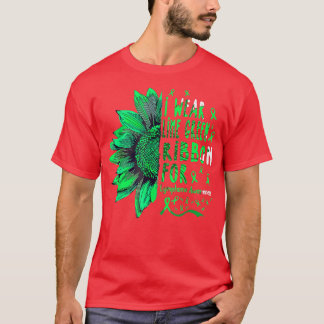 Solros I Bära Lime Green Ribbon for Lymphoma Aw T Shirt