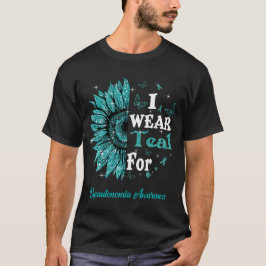 Solros I Bära Teal for Dysautonomia Awareness T Shirt