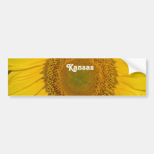 Solros i Kansas Bildekal