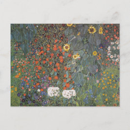 Solros i trädgården Gustav Klimt art nouveau Vykort