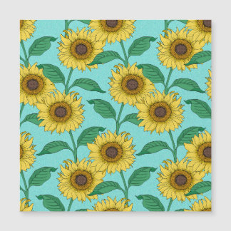 Solros Illustration Mode Repeat Mönster