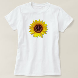 Solros inre Fred Symbol Skylt Ukraina Blomma T Shirt