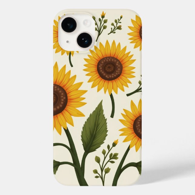 Solros iPhone 14 Caseser (Baksida)