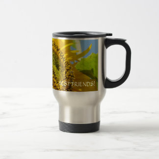SOLROS Kaffe Mugg Present BÄSTA VÄNNER! Gåvor