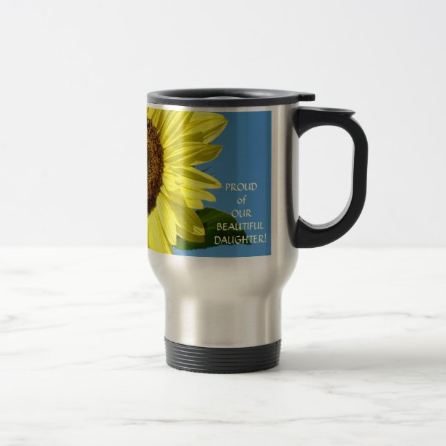 SOLROS Kaffe Mugg STOLT ÖVER VACKRA DOTTER! (Höger)