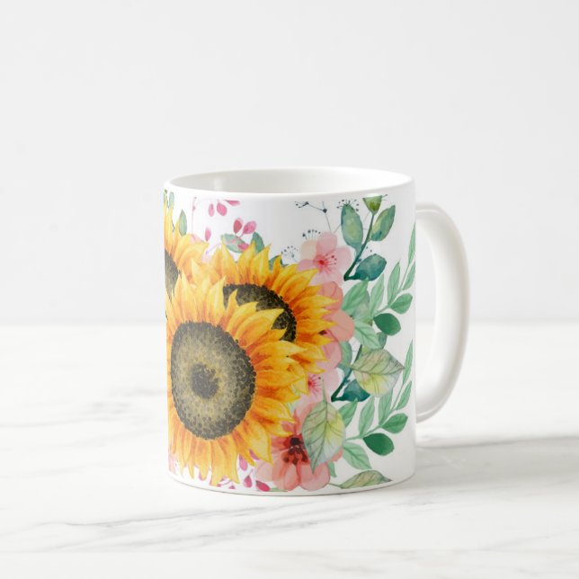 Solros Kaffemugg (Framsida höger)