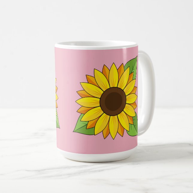 Solros Kaffemugg (Framsida höger)