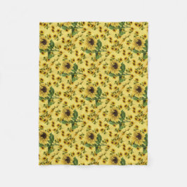 Solros Kärlek Fleecefilt