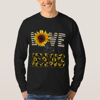 Solros Kärlek som Jesus T Shirt