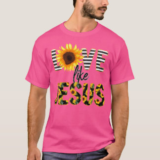 Solros Kärlek som Jesus T Shirt