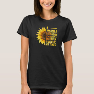 Solros Klinisk sjuksköterska specialistläkare Nurs T Shirt