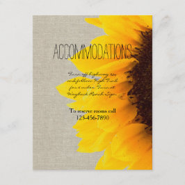 Solros lantlig vigselkort för boende tilläggskort