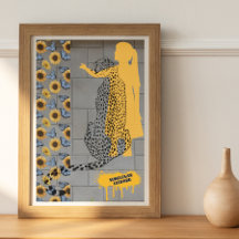Solros Leopard Graffiti Street Art Pop Culture