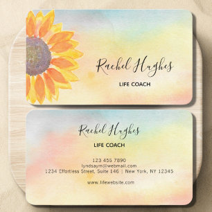 Solros Life Coach Colorful Visitkort
