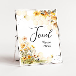 Solros Little Baby Shower Food Poster