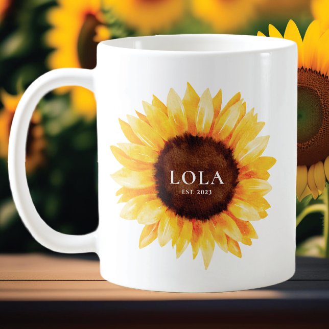 Solros Lola Kaffemugg (Skapare uppladdad)