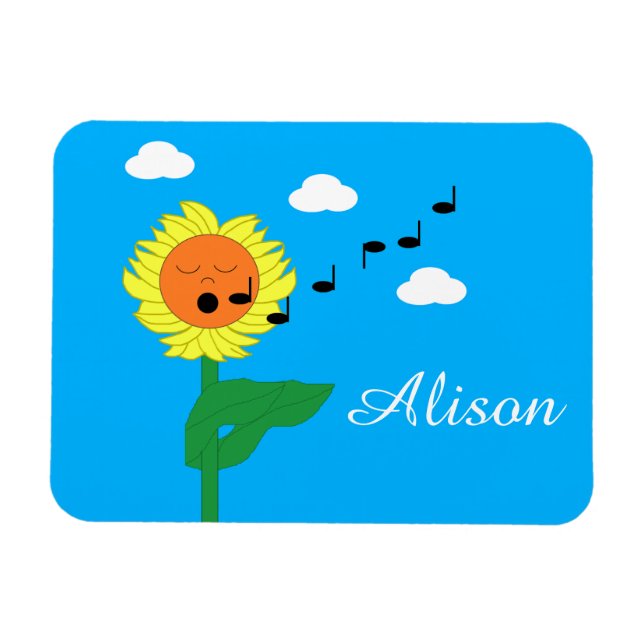 Solros: Magnet (Horisontell)