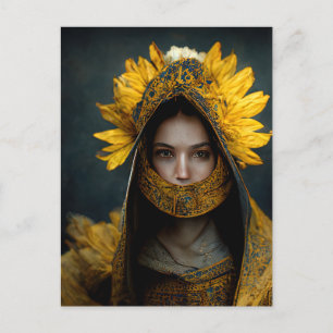 Solros Maiden Vykort