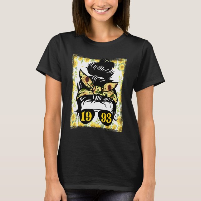 Solros Mamma, född 1993,  dagsvatt T Shirt (Framsida)