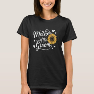 Solros Mamma till Brudgummen Bröllopsfirande Mamma T Shirt
