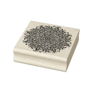 Solros Mandala Nature Älskare SunBlommor Blommigt Stämpel