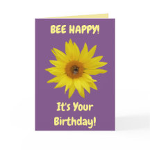 Solros med biets Lila och Gult