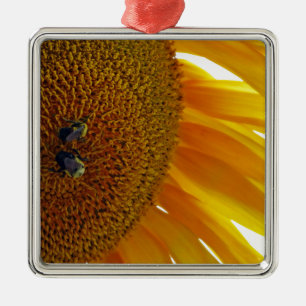 Solros med Bumblebees Julgransprydnad Metall