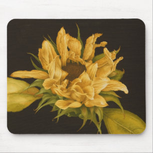 Solros med huvudvärkmousepad musmatta