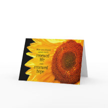 Solros med sensmentalt meddelande - Skaffa bra