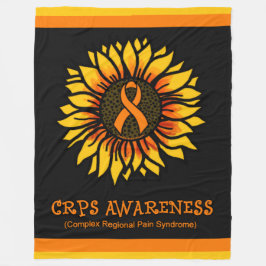 Solros/medvetandegrad...CRPS Fleece Blanket