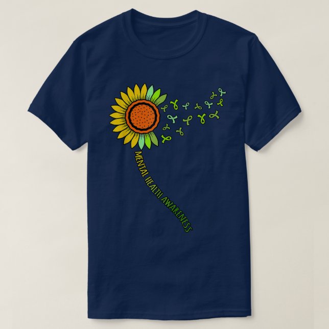 Solros Mental Health Awareness Supporter Graphi T Shirt (Design framsida)