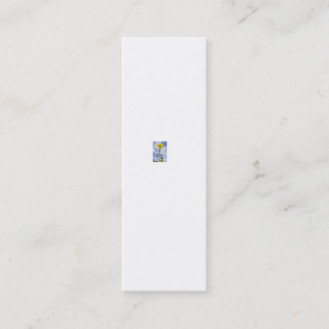 Solros Mini Visitkort (Framsida)