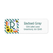 Solros Monogram Teal Rand