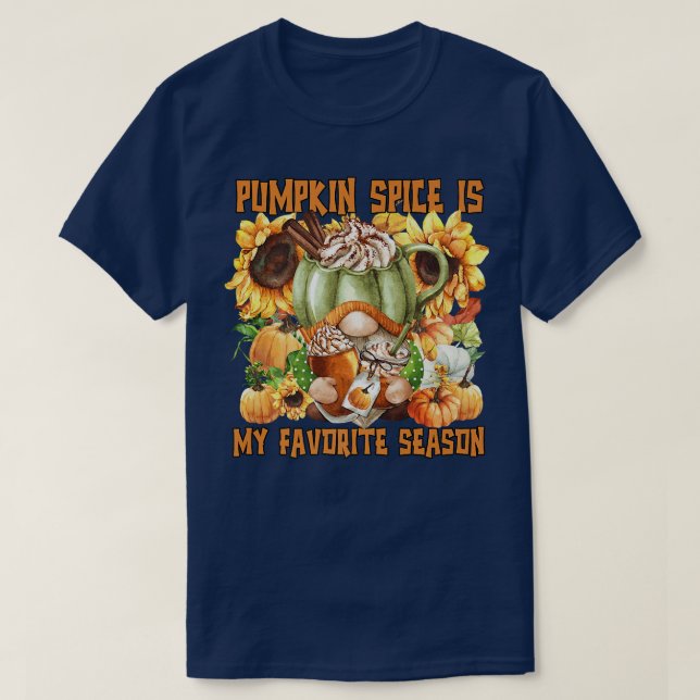 Solros Mönster för Älskare Funny Thanksgiv från hö T Shirt (Design framsida)