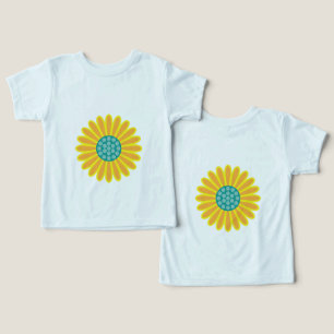 Solros Mönster Vibrant sommardesign för Blommigt T Shirt