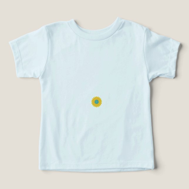 Solros Mönster | Vibrant sommardesign för Blommigt T Shirt (Design Framsida)