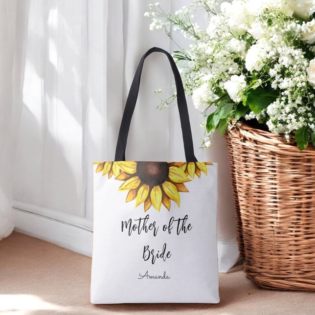 Solros Mormor Brud Toteväska Tygkasse (Skapare uppladdad)